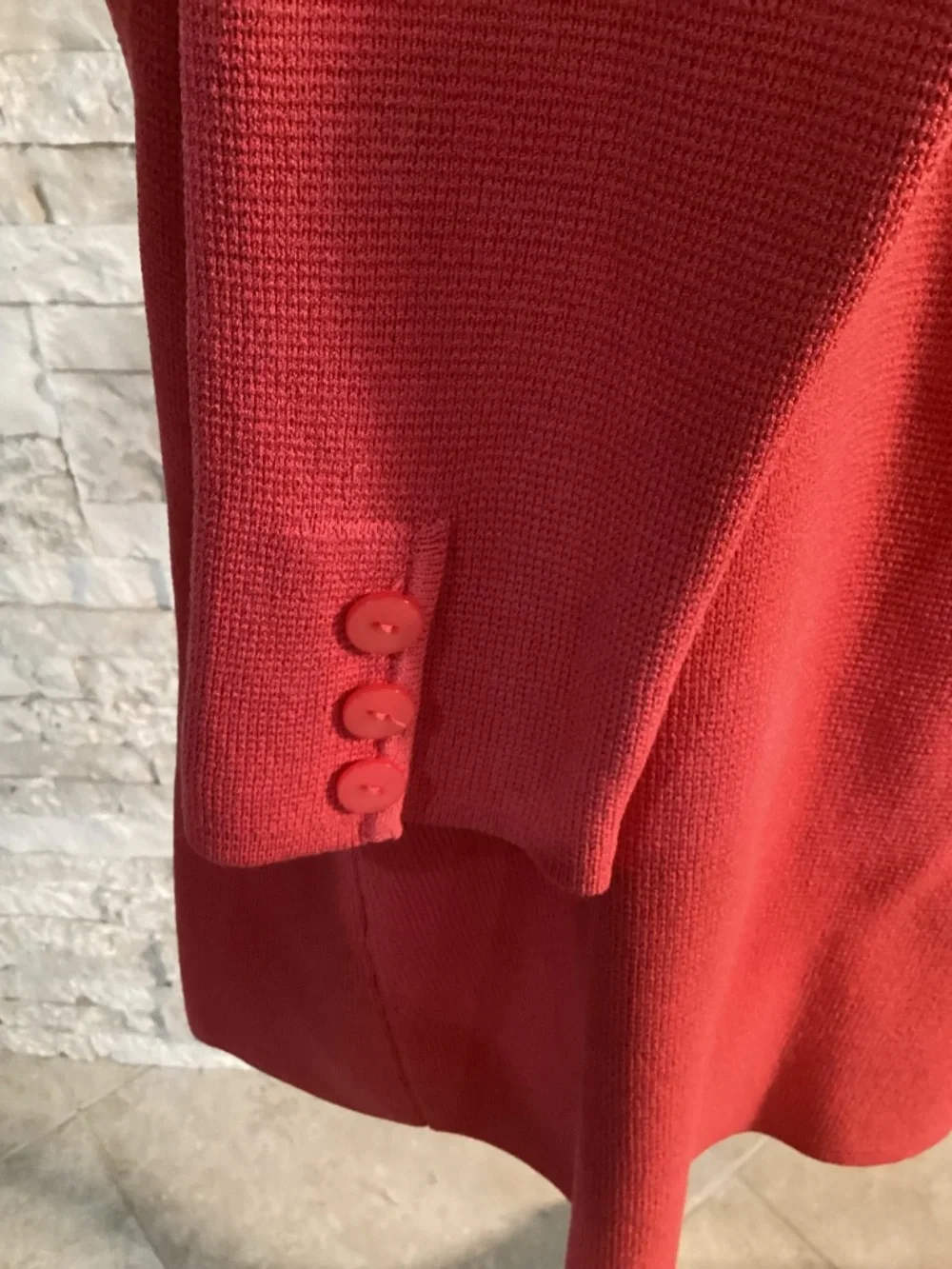 Talbots structured collarless knit sweater jacket (NWT)